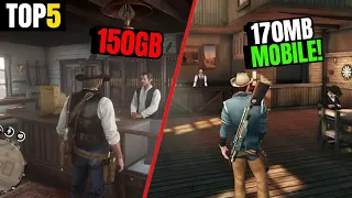 TOP 5 Games Like RED DEAD REDEMPTION 2 For Android & iOS 2023