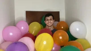 We Filled a Room With 10,000 Balloons!!