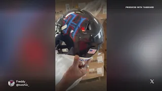 Did the Houston Texans' new helmet get leaked?