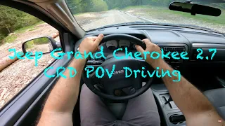 Jeep Grand Cherokee 2.7 CRD POV Driving