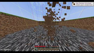 Superflat mine a chunk TAS - 1:07