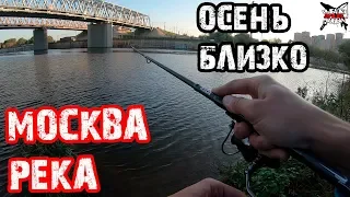 РЫБАЛКА В МОСКВЕ. ЛОВЛЯ ОКУНЯ НА СПИННИНГ. Москва-река в  конце августа