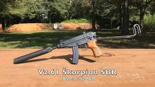 Shooting a Vz.61 Škorpion SBR