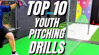 TOP 10 Youth Pitching Drills For Developing Young Baseball Pitchers