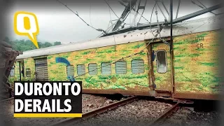 As Nagpur-Mumbai Duronto Derails, Railway Blames Landslide - The Quint