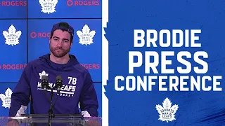 T.J. Brodie Pre Game | Toronto Maple Leafs vs Buffalo Sabres | March 3, 2022