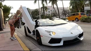 Picking Up Uber Riders In A Lamborghini Aventador!