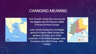 Why is Europe called Europe?