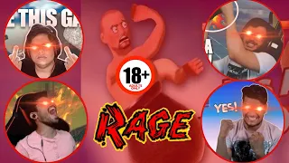 Top 5 Streamers Rage While Playing Getting Over it 🔻 CarryisLive, Shreeman Legend, Beast boy shub.