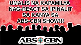 UMALIS NA KAPAMILYA PERSONALITY NAG-REACT SA IPINALIT SA KANYA SA ABS-CBN SHOW! GMA NETWORK FANS...