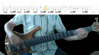 Rainbow - Man On A Silver Mountain Bass Cover with Playalong Tabs in Video