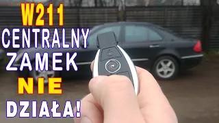 Mercedes W211 centralny zamek nie działa.