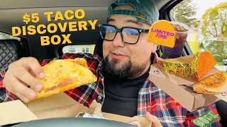 Taco Bell $5 Taco DISCOVERY BOX 🤑🌮 Limited Time Tuesdays ONLY!