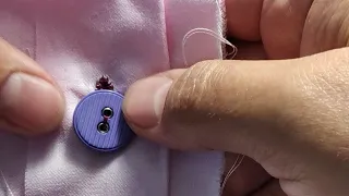 DIY. Швейные лайфхаки. Как сделать петлю вручную. Быстро и красиво пришить пуговицу