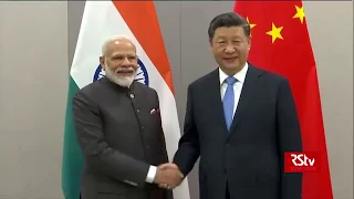 PM Narendra Modi meets Chinese President Xi Jinping on the sidelines of BRICS summit