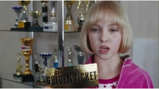 Charlie and the Chocolate Factory Violet Beauregarde Golden Ticket HD