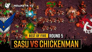 STARCRAFT FASTEST COREANO 🇰🇷 SASU vs CHICKENMAN 🇰🇷 ROUND 5