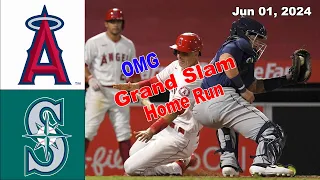 Angels vs Mariners Game Highlights Jun 01, 2024 |  MLB Highlights | 2024 MLB Season