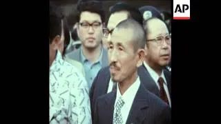 SYND 13-3-74 SOLDIER RETURNS TO TOKYO AFTER 30 YEARS OF HIDING IN PHILIPPINES