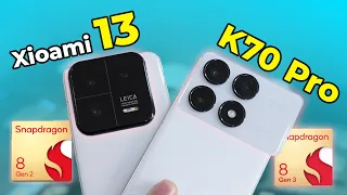 So sánh chi tiết Xiaomi Redmi K70 Pro và Xiaomi 13: Chọn máy nào hợp lý?