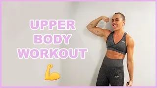 UPPER BODY WORKOUT! Arms, shoulders & ABS