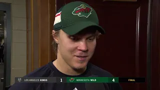 Mikael Granlund on Wild's win over Kings and his empty-netter