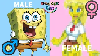 Spongebob squarepants gender swap | bob esponja Con Género Opuesto | Spongebob Geschlechtertausch