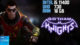 Gotham Knights tested on low end pc | Intel i5 11400 uhd 730 Graphics 16GB Ram