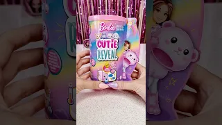 #shorts ASMR Unboxing the New Barbie Cutie Reveal COZY CUTE TEE Series