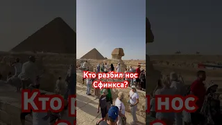 Кто разбил нос Сфинкса? #египет #сфинкс #пирамиды #каир #shorts #cairo #egypt #travel