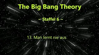 The Big Bang Theory ~Staffel 6~ F 13 -16 ,tonspur ,einschlafen