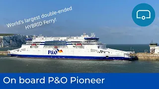 On Board and behind the scenes on the World's LARGEST Double Ended HYBRID Ferry