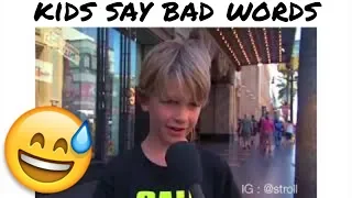 What's the worst thing you heard your mom say? 🙈😅 Kids say bad words Vines by Jimmy Kimmel