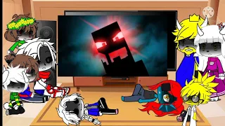 Undertale react to Enderman rap