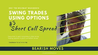 Swing Trades With Options - Bearish Moves - #3. Short Call Spread