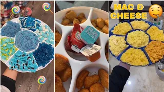 MOUTH WATERING FOOD PLATTER ASMR 🤤 | Nuggies, Candies, Mac&Cheese, Tacos, Gummies & more! 🧀