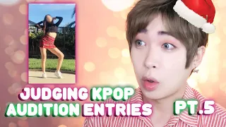 Giving Tips and Advice Judging Kpop Online Audition Trainee Videos  Monthly Evaluation Dec 2020