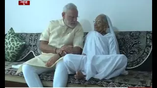 PM visits his mother in Gandhinagar on his 66th birthday