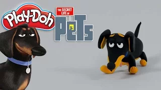 Play Doh The Secret Life of Pets How To Make BUDDY 3D Plasticine Creations 2016