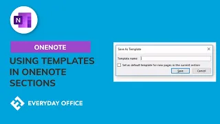 OneNote Template Pages with Outlook Meeting Minutes