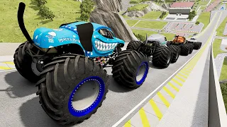 Monster Jam | Monster Truck | Insane Monster Jam Truck Jumps #83 - BeamNG Drive