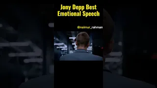 Johnny Depp's Best Emotional  Speech 👈   Johnny Depp Motivational Speech #shorts