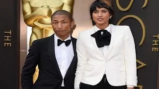 Pharrell Williams & Helen Lasichanh at Oscars 2014!