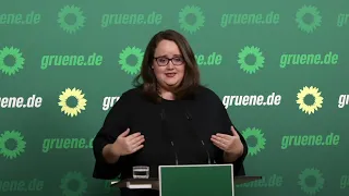 Pressekonferenz mit Ricarda Lang am 19.02.2024