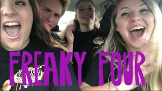 The Freaky Four! | KD Halloween Haunt Vlog 2018 | Scare 101 & Rehearsal
