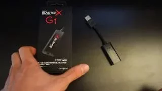 Creative Sound BlasterX G1 USB sound card review - By TotallydubbedHD