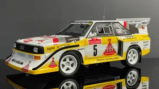 [Full build] Audi Sport Quattro S1 Monte Carlo Rally 1986 - Car Model 1/24 (BeeMax)