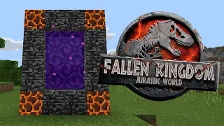 MCPE: How To Make a Portal to Jurassic World Dimension