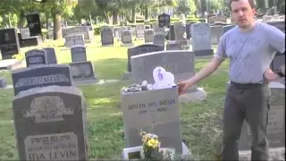 Tombe de Joe Dassin au Hollywood Forever cemetery de Los Angeles