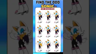 FIND THE ODD SONIC OUT #339 👊🤡#shorts #sonic